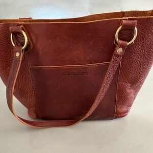 PORTLAND LEATHER MARKET TOTE BAG